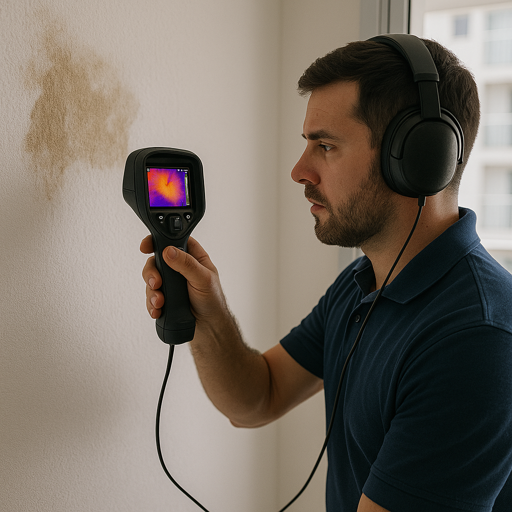 Termografia para infiltração em apartamento em São Paulo